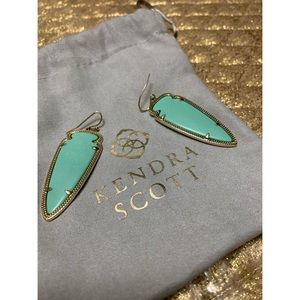 Kendra Scott Mint Green Skylar Earrings